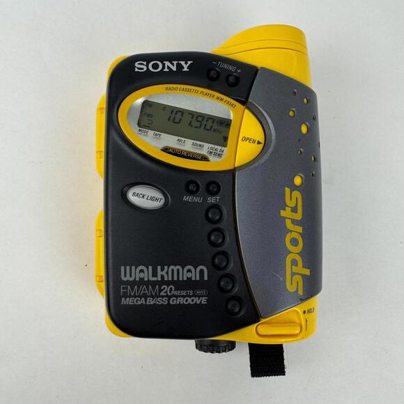 Sony WM-FS593 Walkman Sports Portable AM/FM Tuning Stereo Cassette Player - Picture 1 of 9
